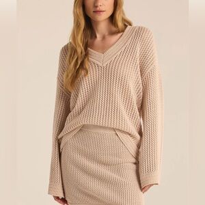 Z Supply Kiami Crochet Sweater